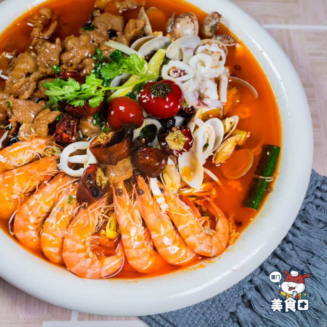 68元吃原价257元的3人套餐!水煮三鲜+蒜香排骨+香辣鸭头全get!