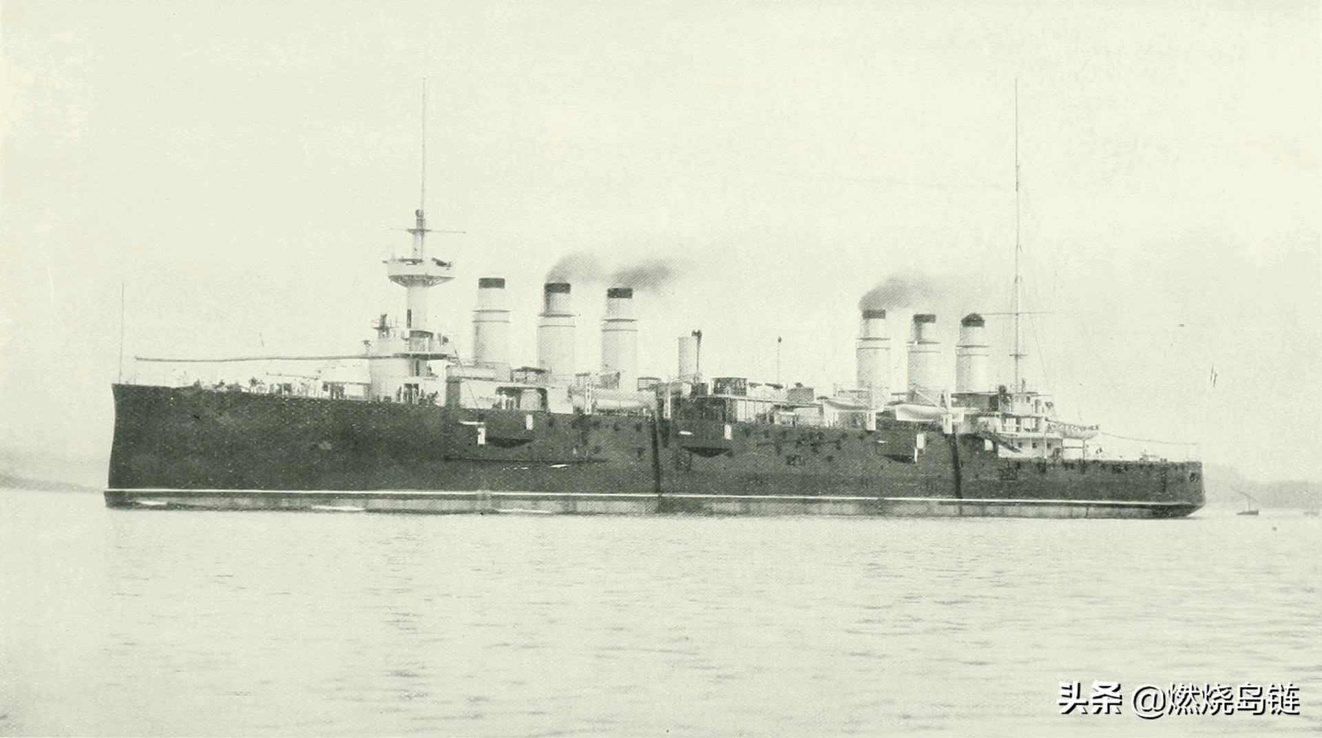 曾经是法国海军最强大巡洋舰的"贞德"号装甲巡洋舰