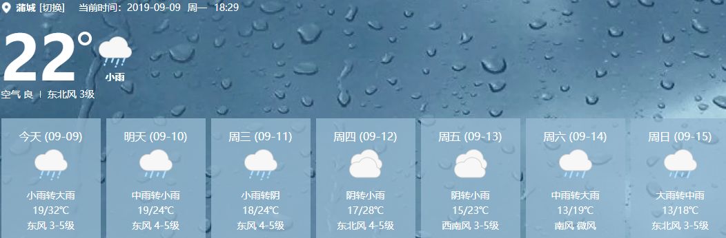 蒲城今起7天连阴雨大降温,蒲城人挺住啊!