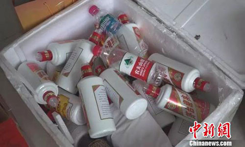 内蒙古警方破获700余万制售假酒案