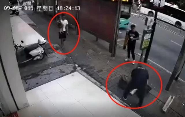 深圳一男子追砍并划伤一对父子，警方：孩子碰了其包裹起纠纷