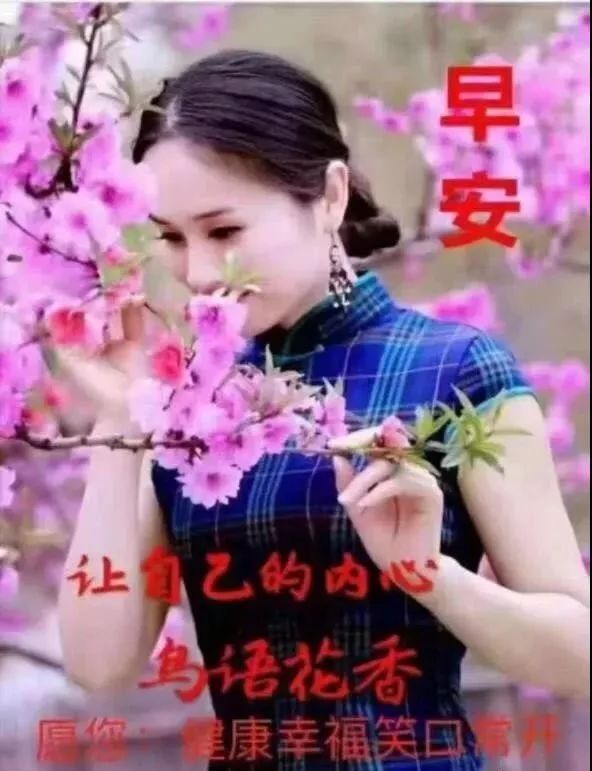 2019最新漂亮早上好动态美图鲜花带字,早晨好幸福暖心
