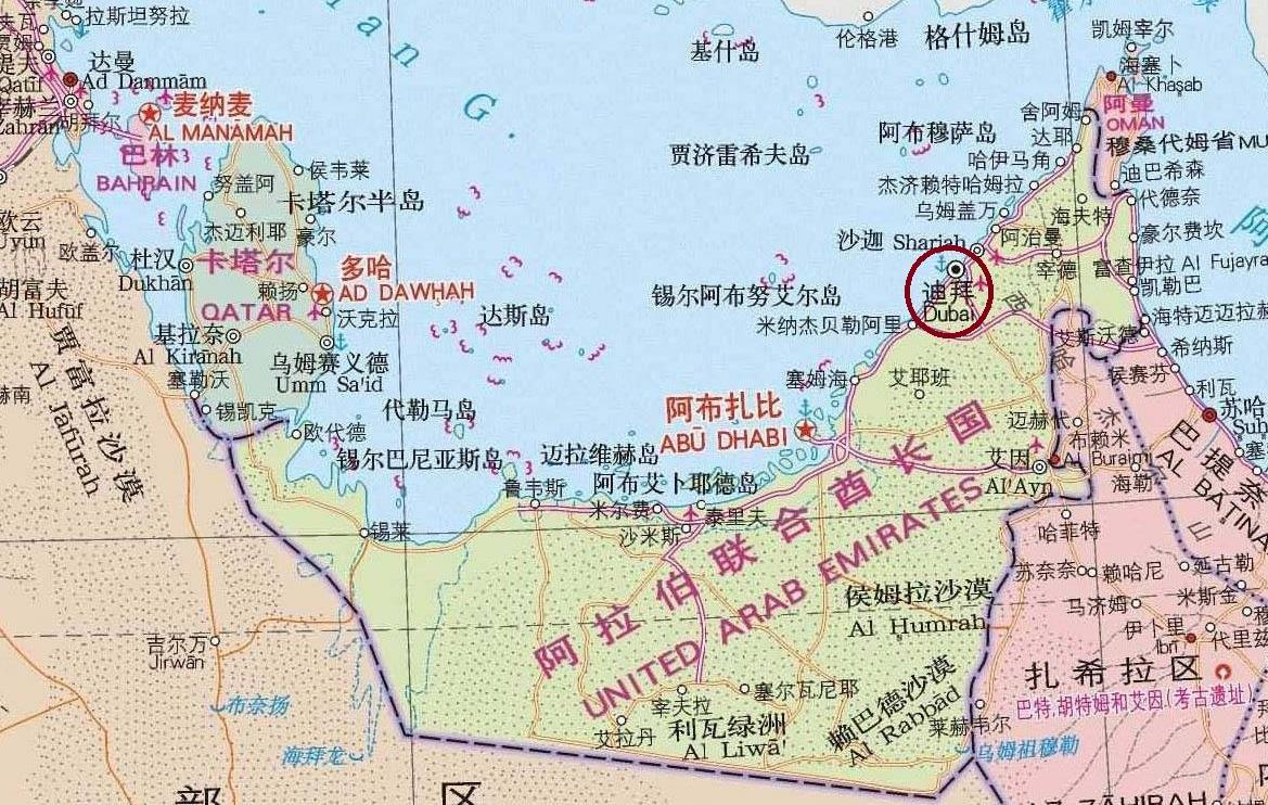 迪拜国人口_亚洲地图 谷歌地图观察