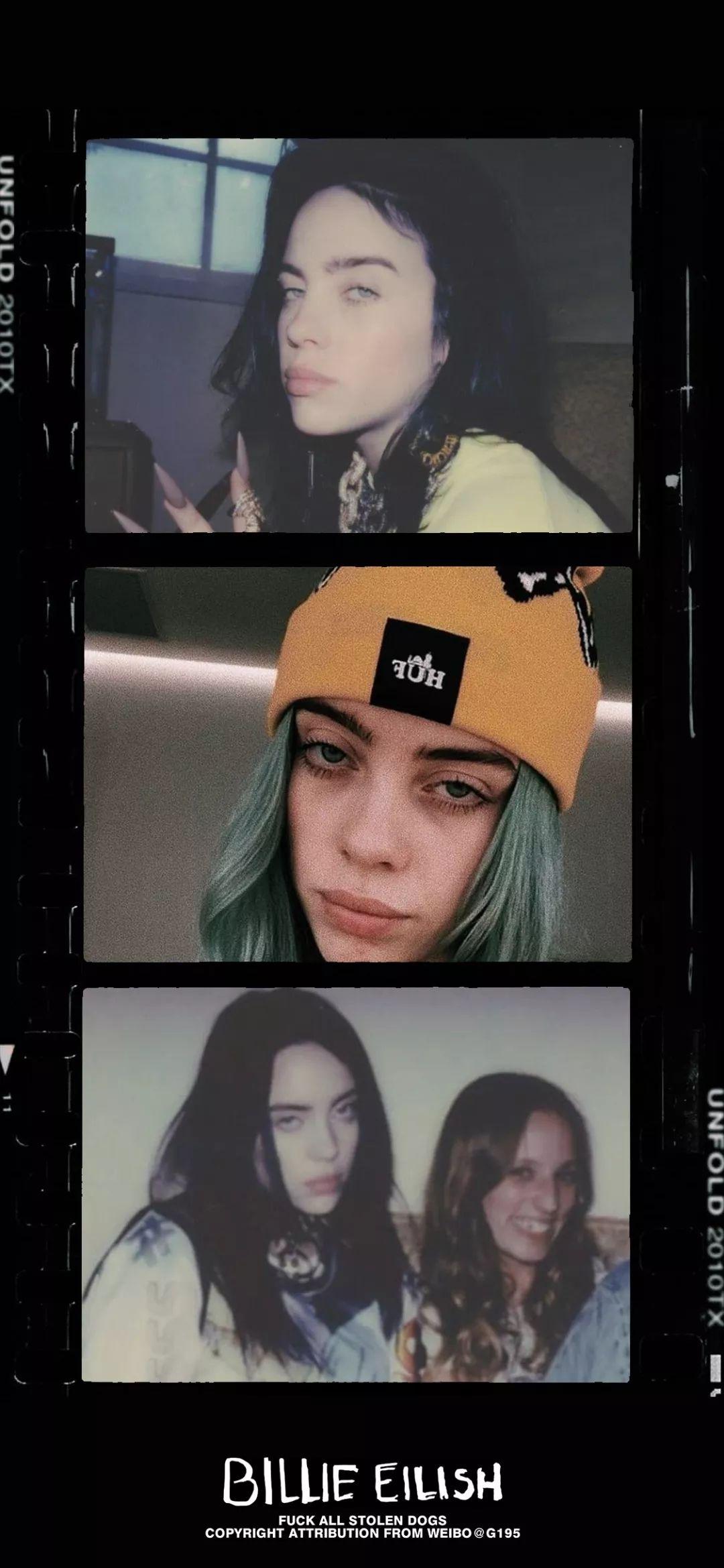 壁纸丨手绘动漫版碧梨billieeilish来了