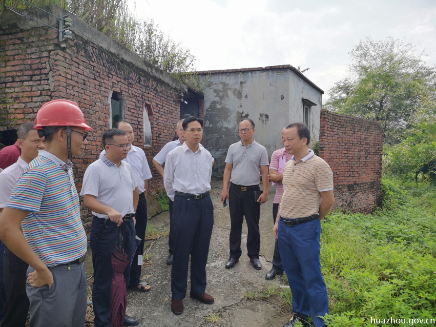 黄永书记到石湾街道指导污水处理厂建设工作