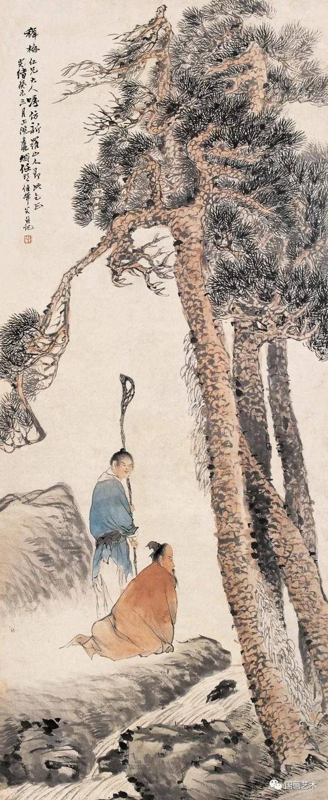 清末名家任伯年人物作品欣赏