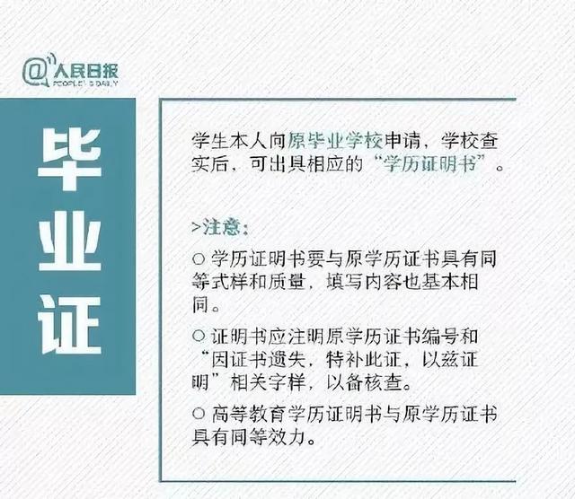 毕业证、学位证弄丢了不能补办！记住要复印扫描......