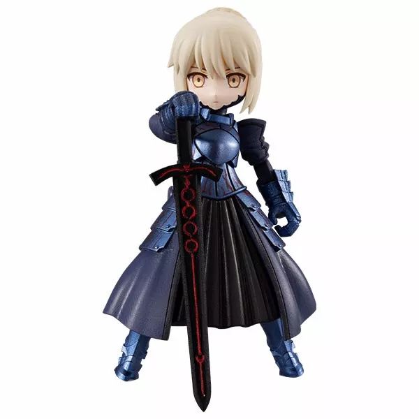 新品预定 megahouse 桌面部队 fgo 第4弹 黑贞德/黑saber/黑总司 全套