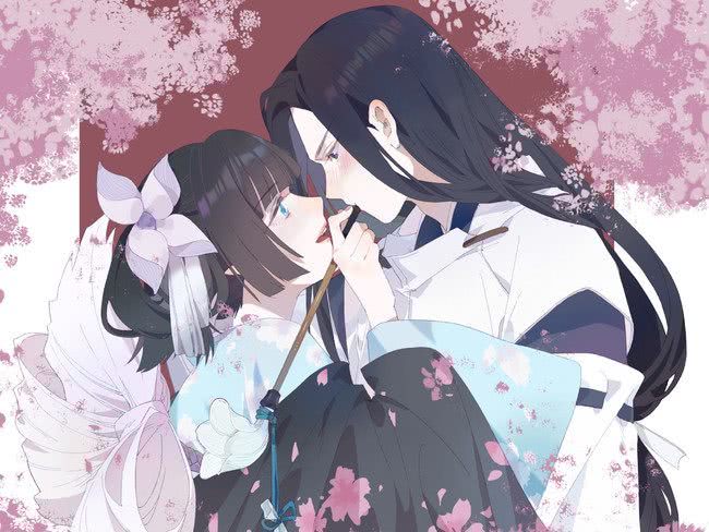 阴阳师荒烟青行灯大天狗同人图画风真的仙气十足