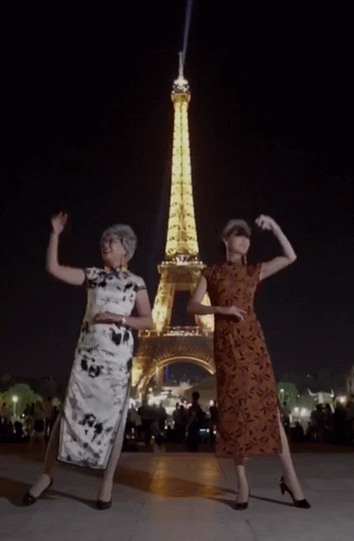 60岁中国旗袍奶奶爆红巴黎！惊艳外国网友：“原来老去也可以这么优雅！”