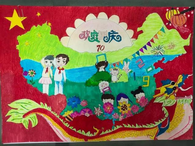 绘画组 | "庆祝新中国成立70周年"青少年主题书画大赛