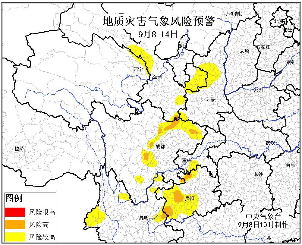 未来一周强降雨持续在华西停留 甘陕川滇黔等地气象灾害风险高需警惕