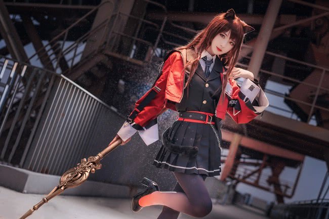 cos:明日方舟,兽耳天火小姐姐