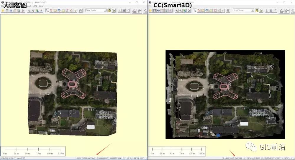 实测大疆智图与CC(Smart3D)三维建模、正射