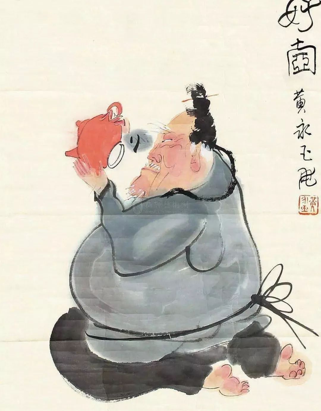丨黄永玉·好酒 来源:诗词之美