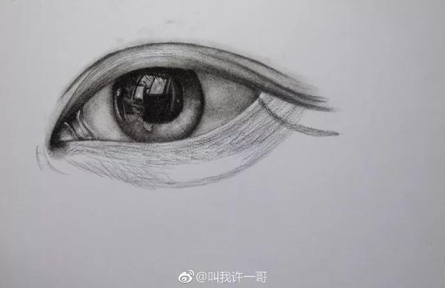 素描教程 | 画一组动人的眼睛,从现在开始