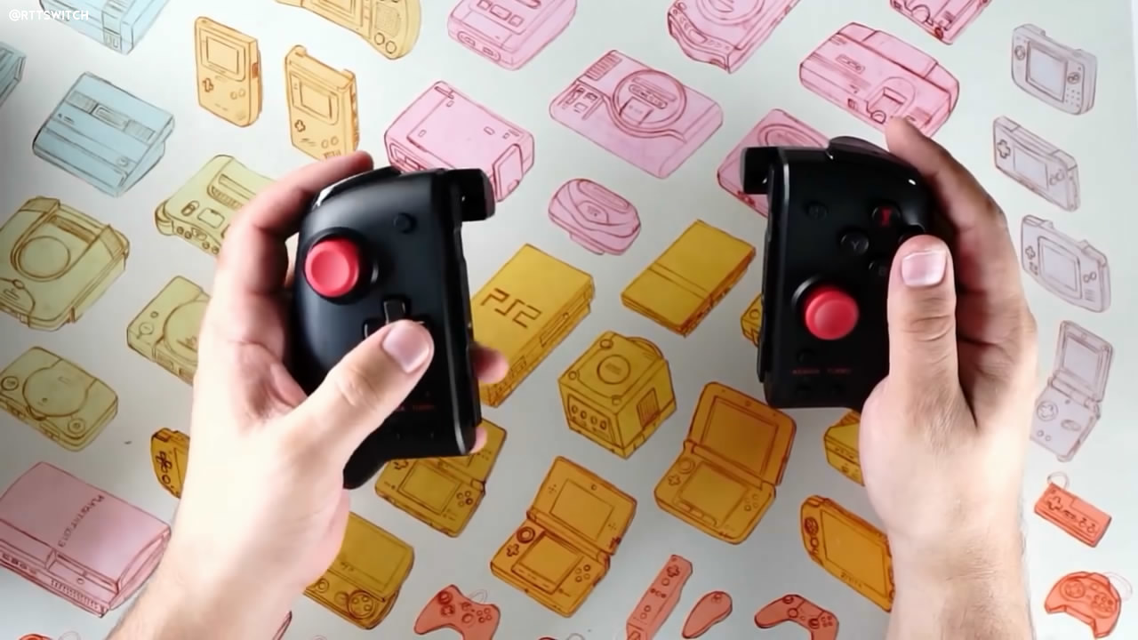 最好的joycon手柄来了 机甲战魔 限定款joycon开箱 Switch