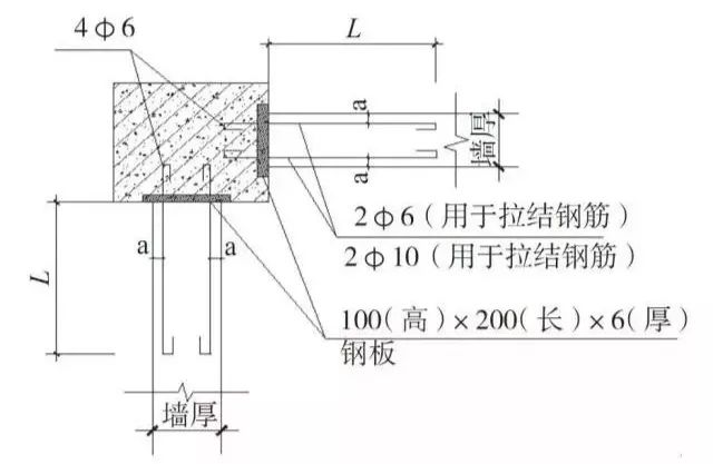 拉结筋怎么搭接_拉结筋