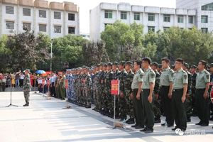 新兵代表发言表示到部队后一定不辜负政府和家乡人民的殷切期望和嘱托
