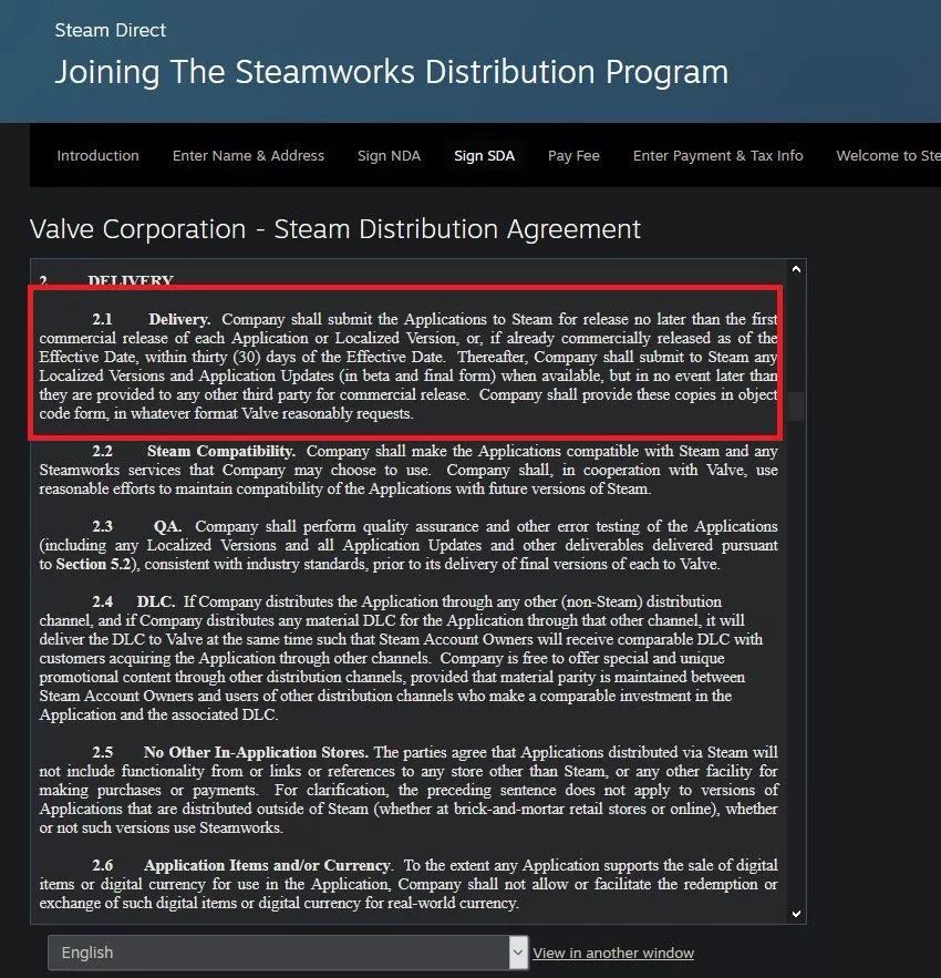 Steam更新分销协议：禁止游戏发售前“临阵叛逃”