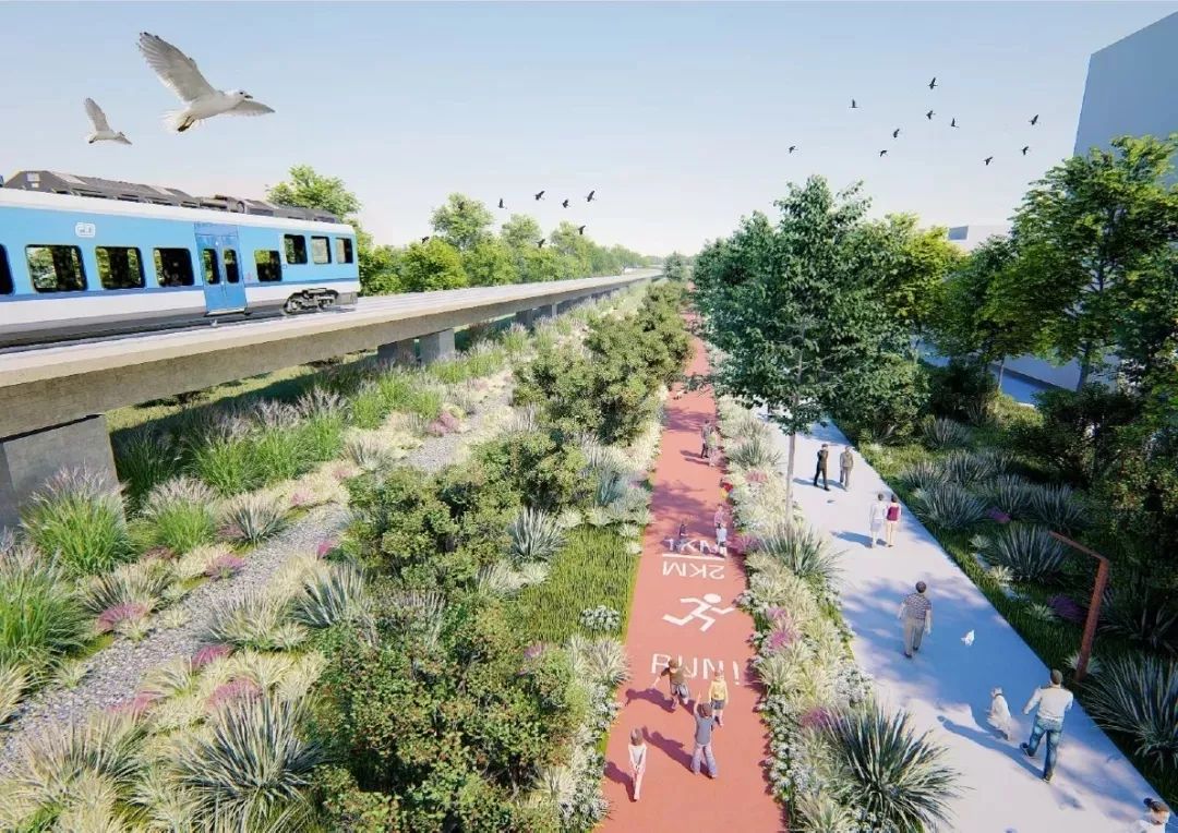 打造真正的"城市花园" ▲京张铁路遗址公园建成后效果图 将建设 ▲京