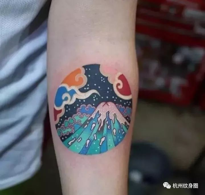 浓墨重彩现代日式小清新tattoo