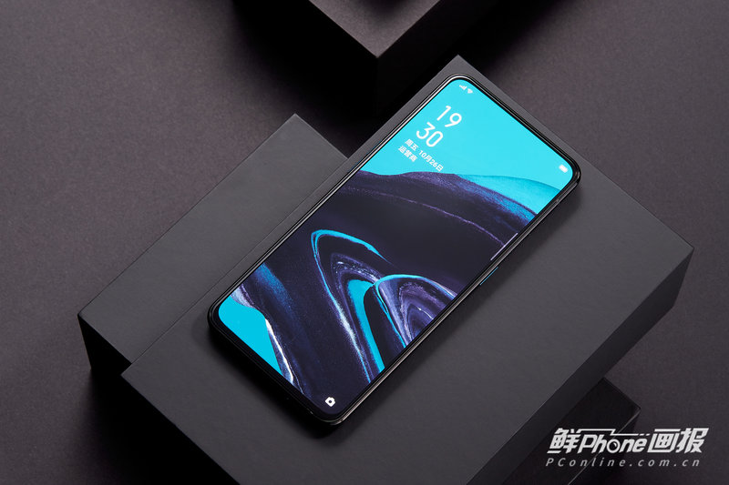 oppo reno2海洋之心版图赏:雾光影 邃蓝心