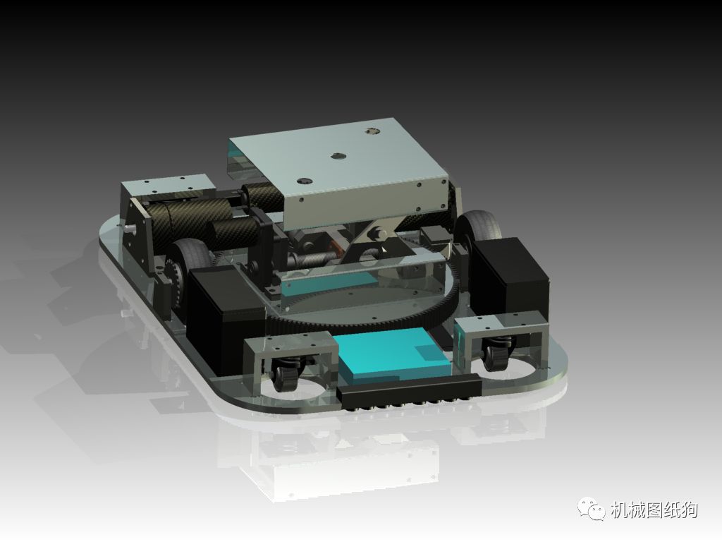 【工程机械】仓库托盘运输小车3d图纸 solidworks设计