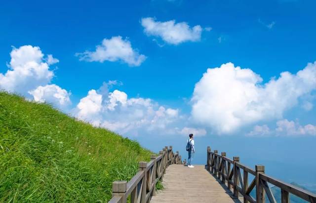 当武功山遇上渐变色是怎样的风景