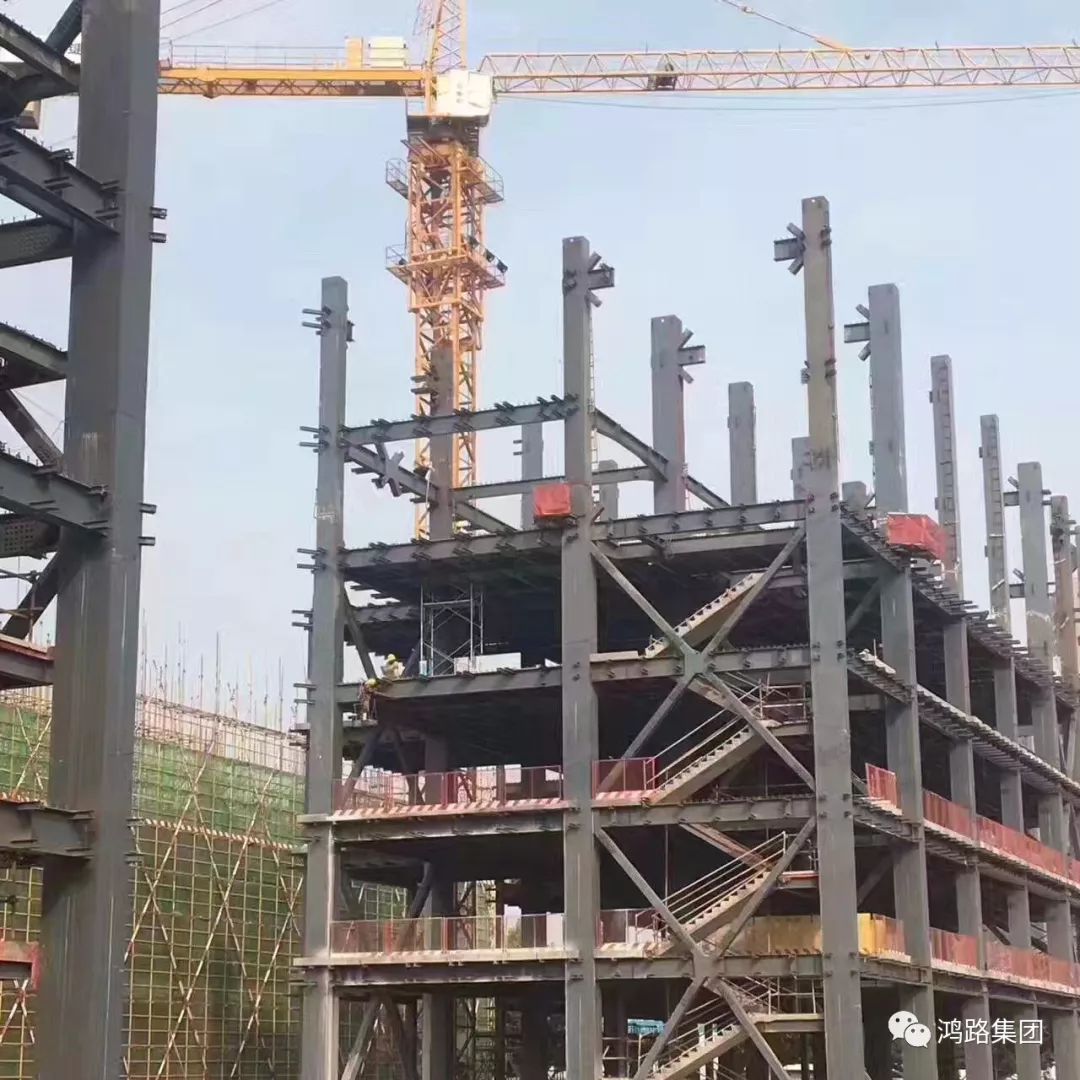 中英鸿路钢构装配式钢结构高层建筑holuassemblysteelstructurehigh