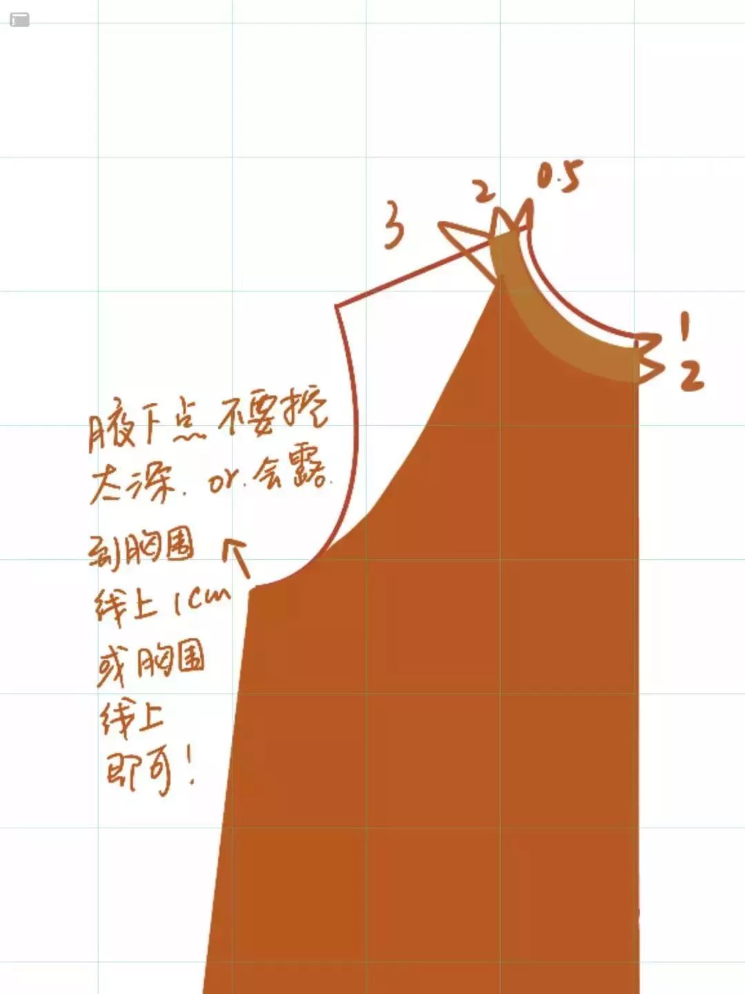 挂脖连衣裙的纸样画法和缝纫