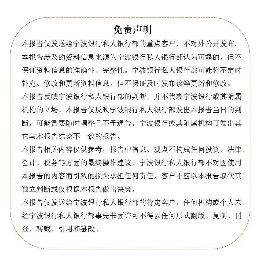 宁波银行私人银行产品表现周报9.6