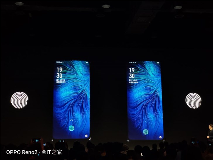 OPPOReno2手机搭载光感屏幕指纹3.0：解锁速率提升12.5%