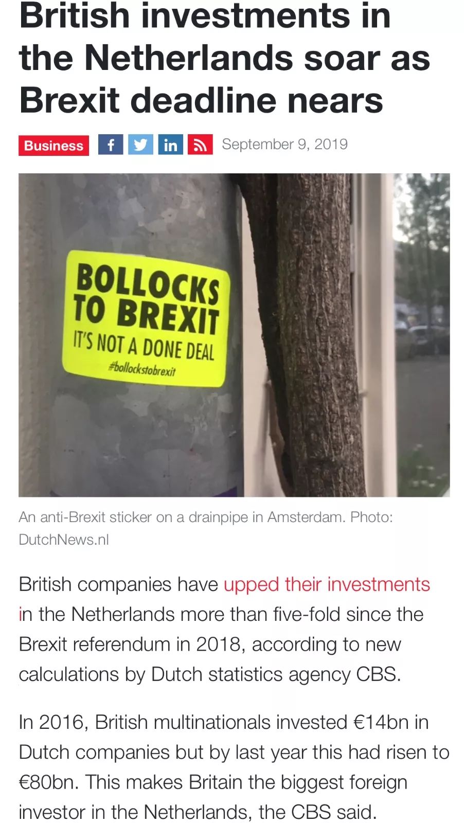 高技术|荷兰又躺赢，大量企业和人才从英国涌进荷兰！