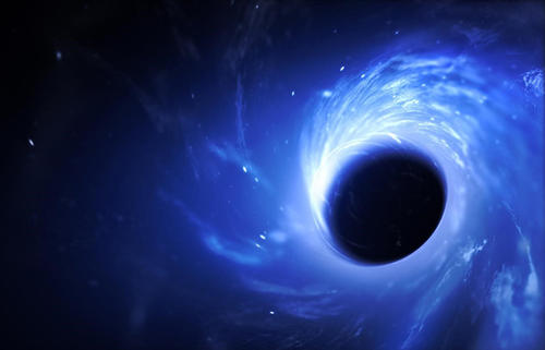 原创神秘可怕的黑洞图片：密度和体积无法测量的天体区域