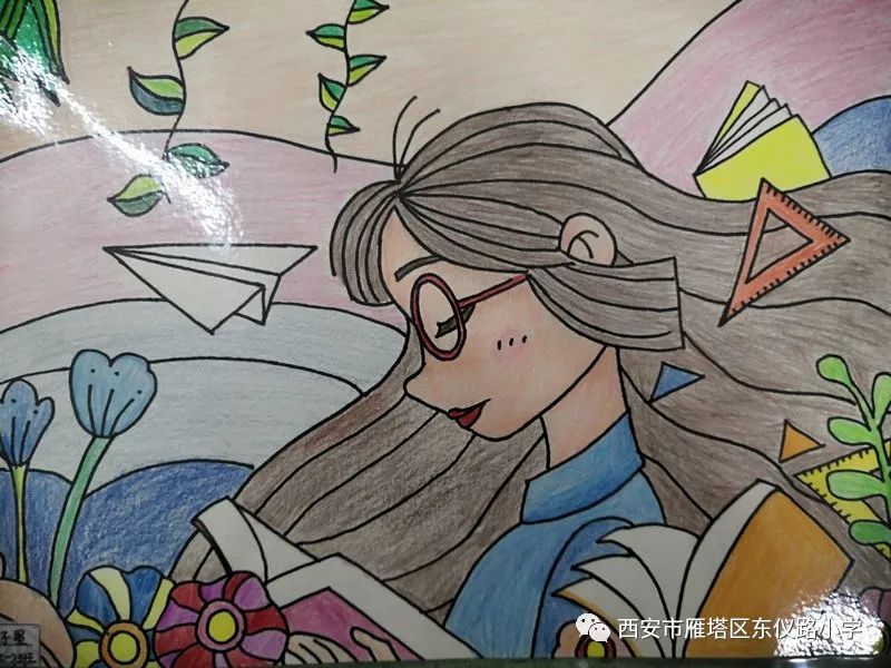 浓情九月,师恩难忘—东仪路小学举行《我心中的最美老师》绘画作品