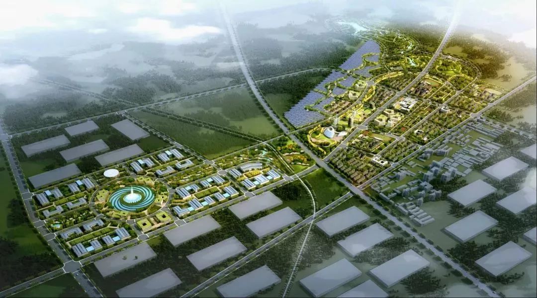 徐州大黄山硅科技小镇鸟瞰图