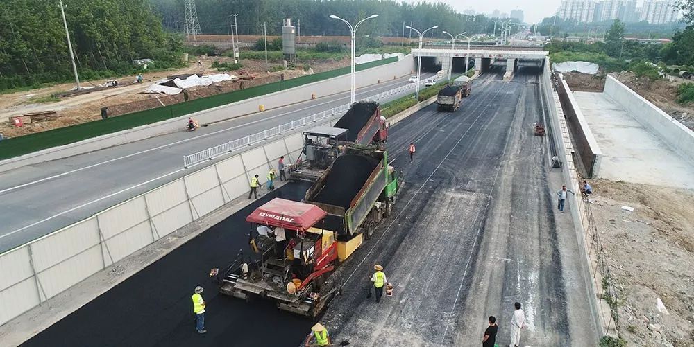 最新进展邳州南京路机动车道即将完工十一前通车