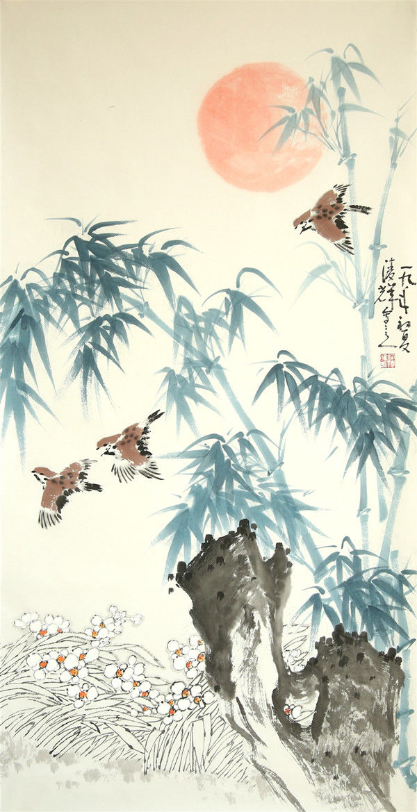 梅竹双清—蒲春梅,何凌辉国画作品展