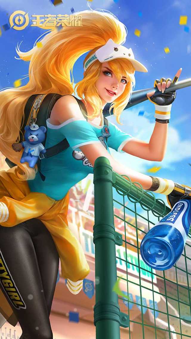 王者荣耀花木兰壁纸,这个赛季成了个弱鸡的英雄