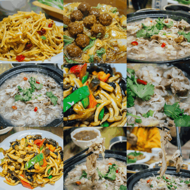 拔丝地瓜,酱骨架,杀猪菜等等……松鼠桂鱼,白肉血肠,锅包肉,东北乱炖