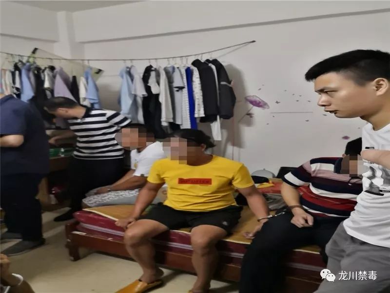 近日龙川抓获涉毒人员5人！