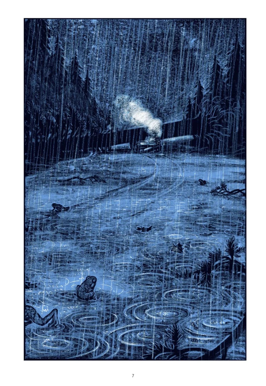 【艺术漫插】雨夜中的灾难|漫画欣赏——《 la fin du