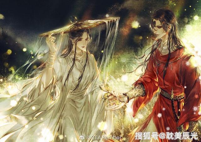 原创一组魔道与天官大的同人图谢怜穿女装的样子令人着迷