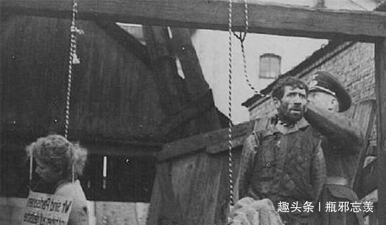 老照片:苏联女英雄被绞刑全过程,被捕直至死亡