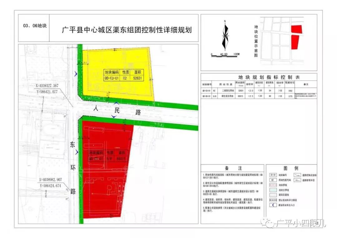 广平县中心城区及中心城区渠东组团规划图(草案)公示!