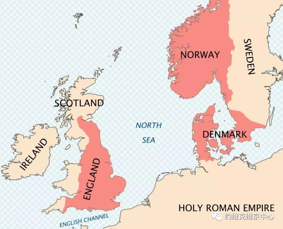 the great)建立了横跨北海的帝国,把今天的挪威,丹麦和英格兰合并在一