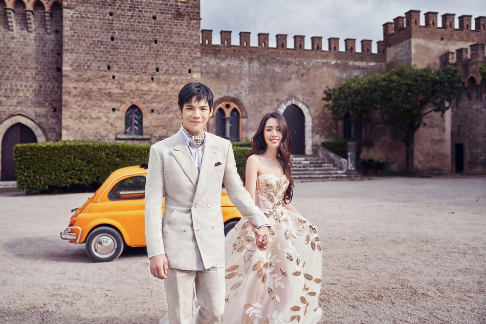 郭碧婷向佐意大利完婚!晒婚纱照互相表白:往后