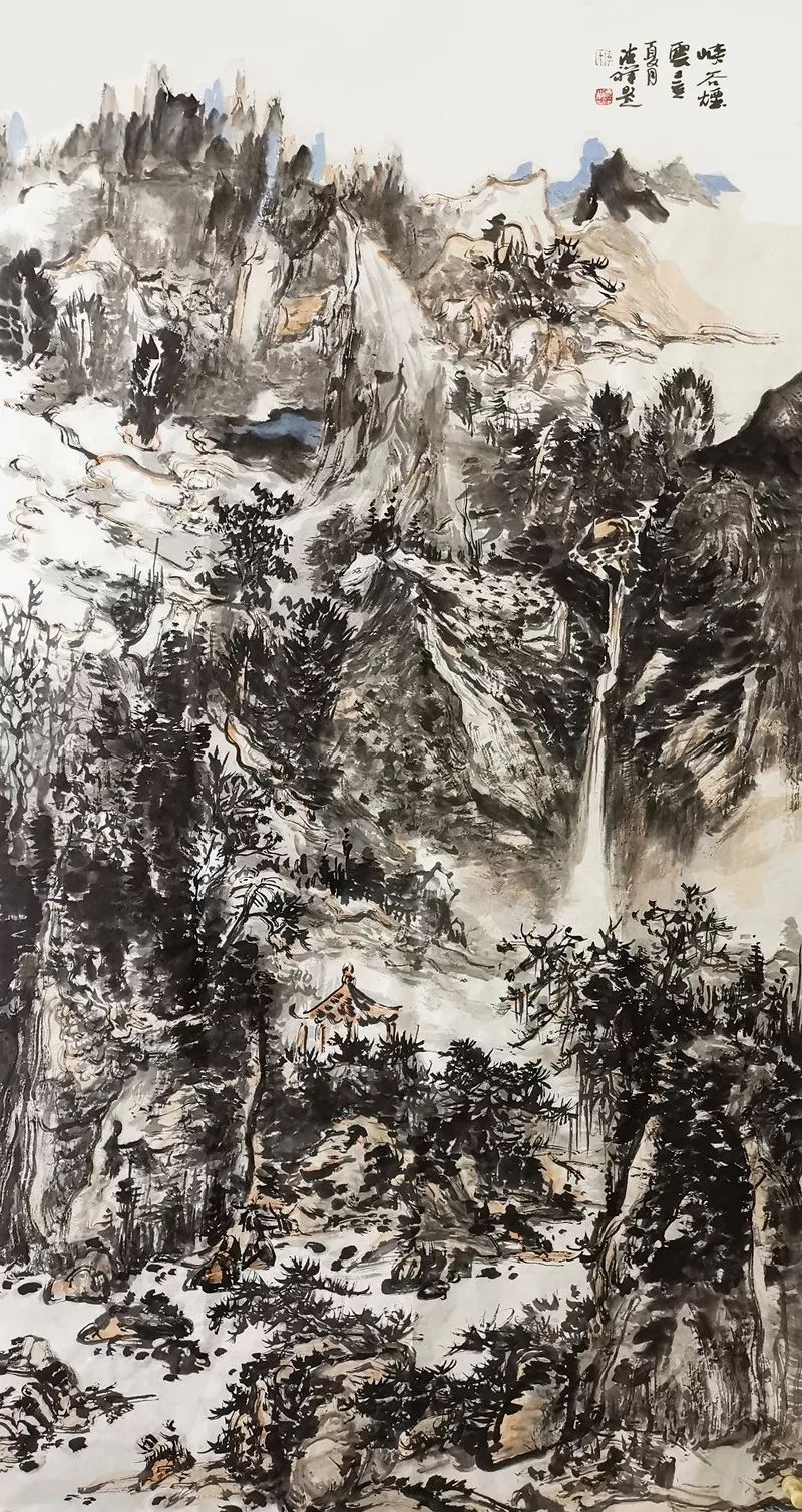 刘红/潍坊《巍巍丰碑 油画张景耀/潍坊《青花瓷 国画李德祥/潍坊