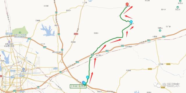 2,合肥至肥东古城方向建议选择合芜高速,到王铁道口下,沿枣巷-王铁